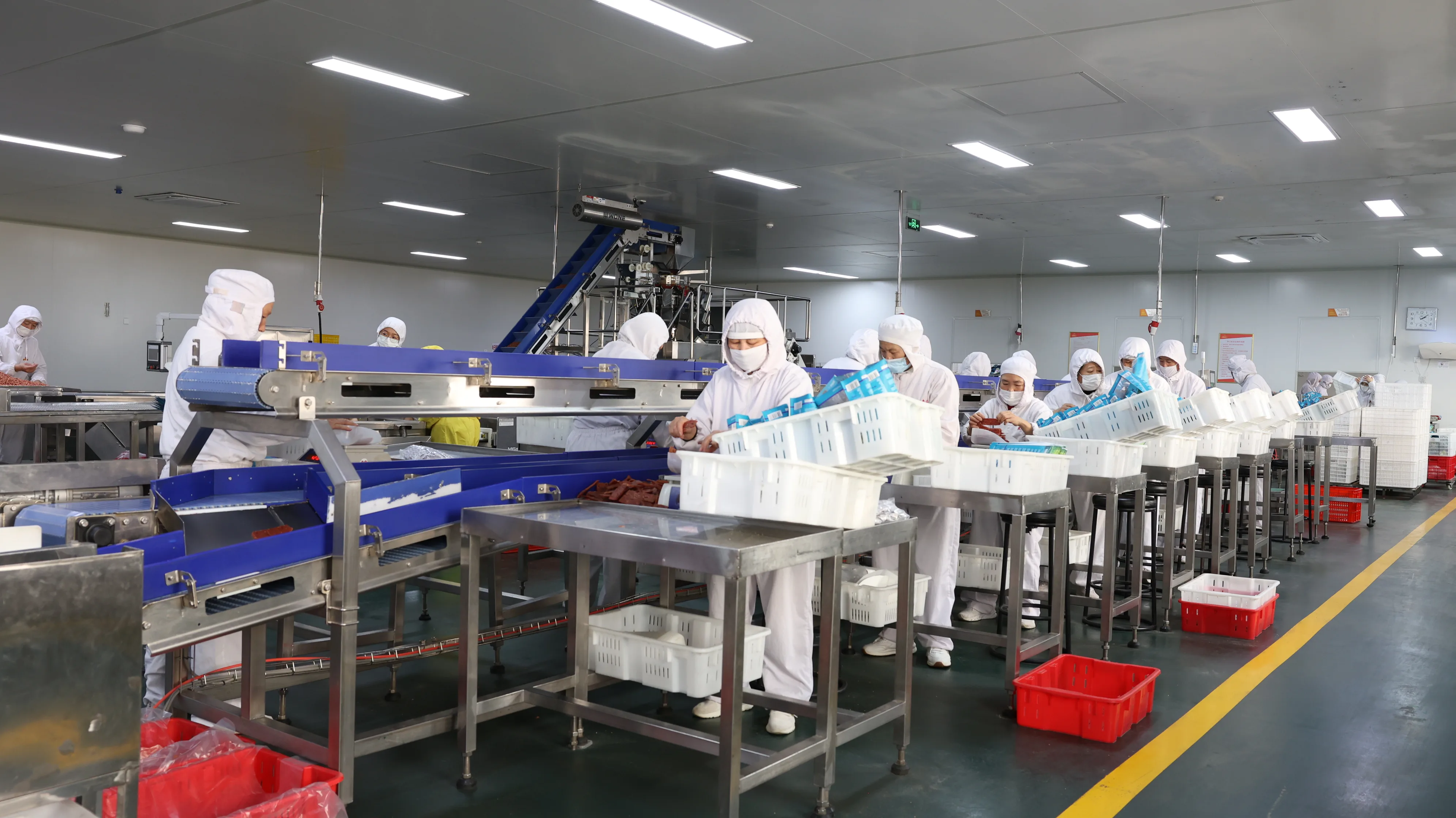 Lantai produksi · area pemrosesan bersih