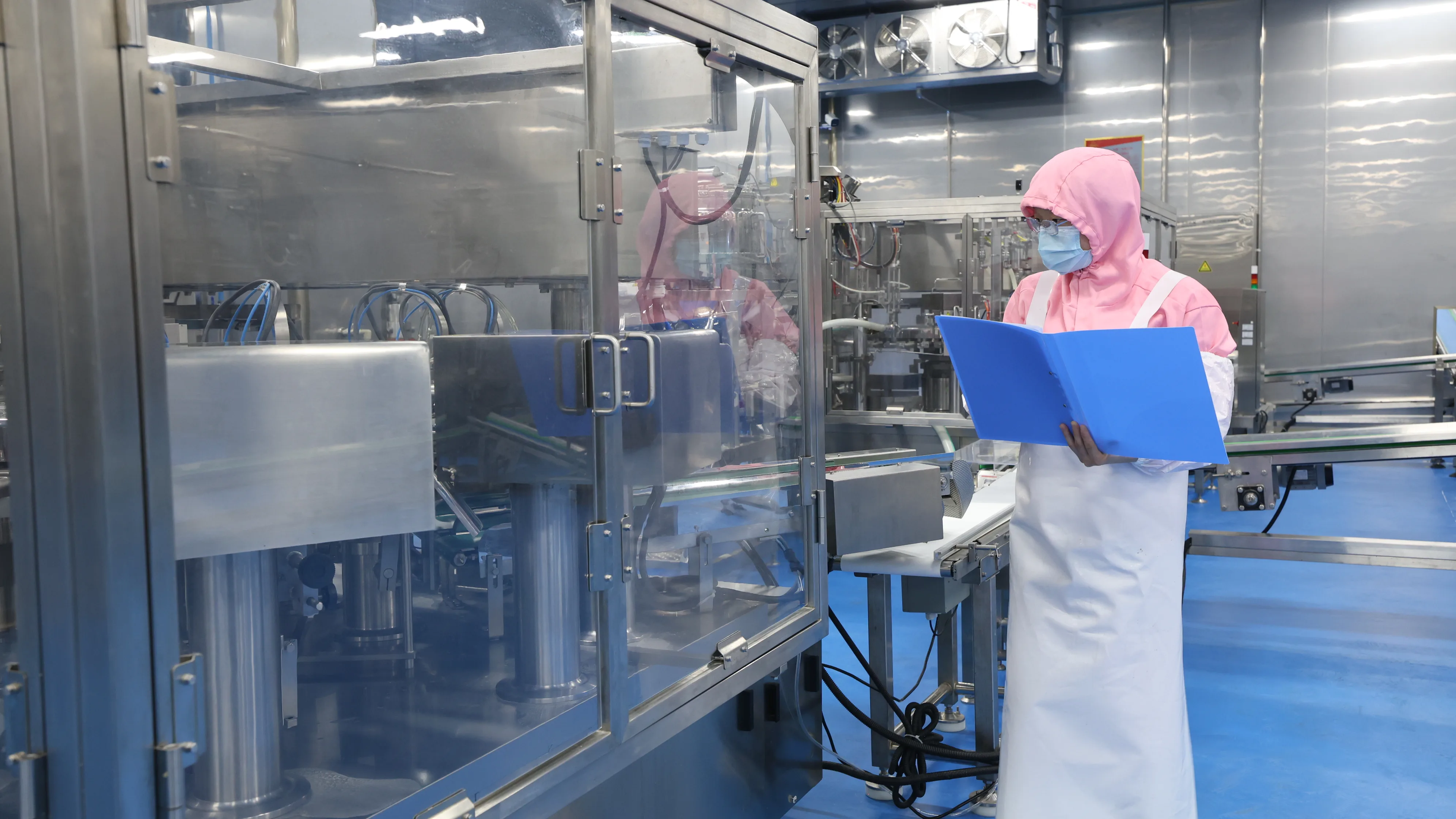 Lantai produksi · kontrol proses in-line